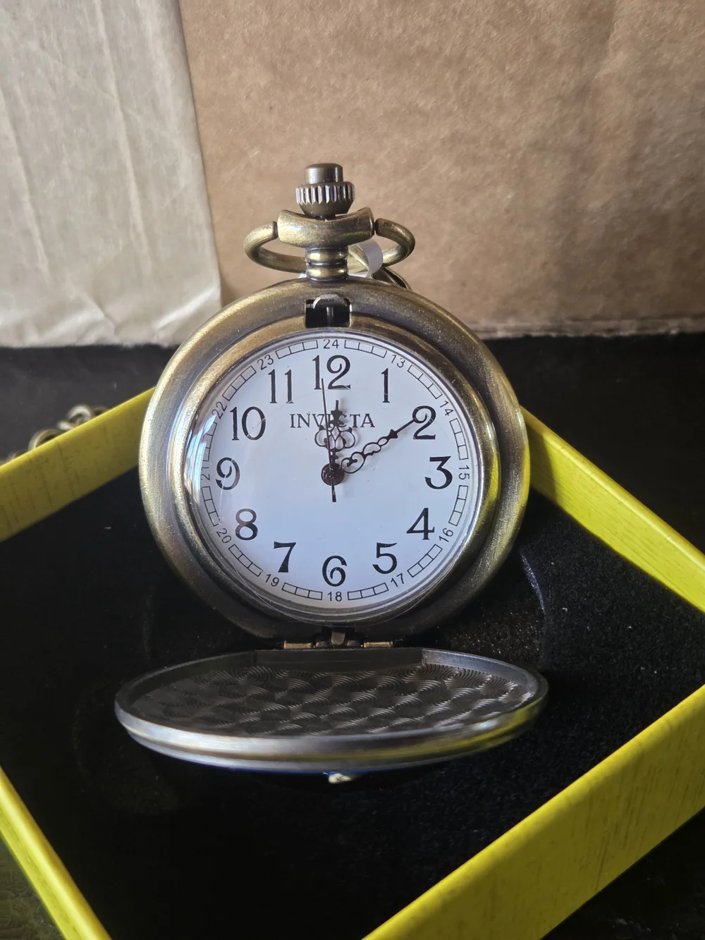 INVICTA 49008 Patriotic Eagle Pocket Watch - Blue and Red
